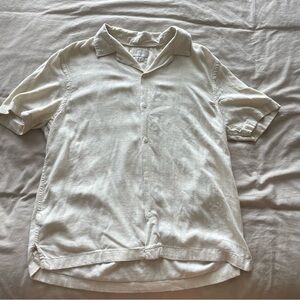 Linen button down shirt men’s